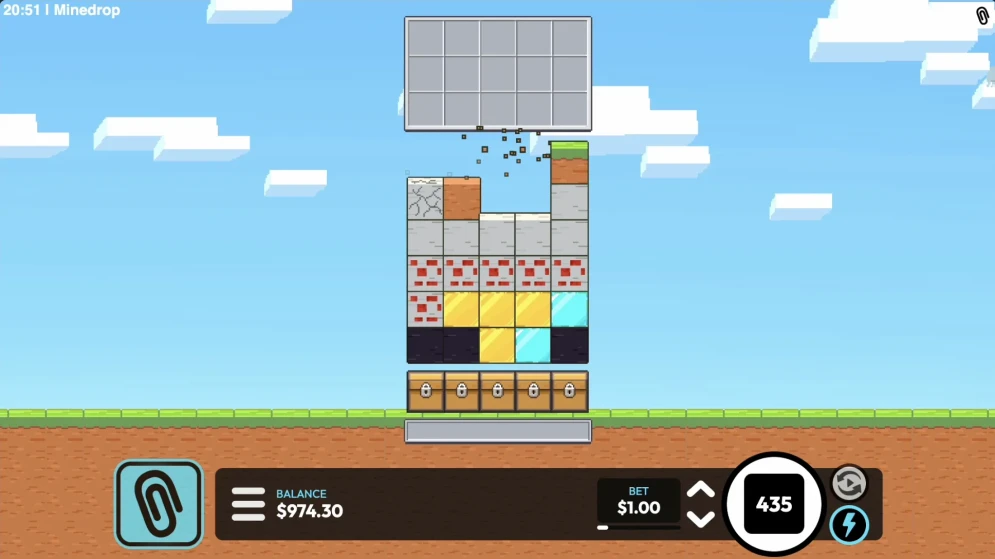 MineDrop gameplay